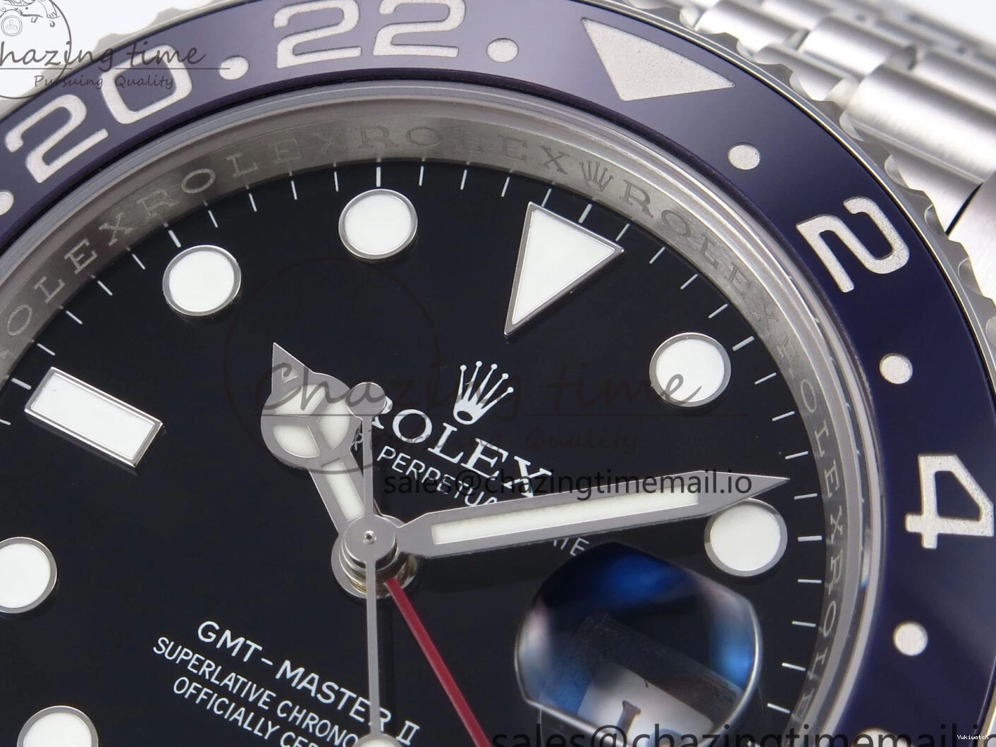 1:1 THBF Jubilee Best on 126710 Bracelet CHS 904L II GMT-Master Edition SH3285 BLRO 0419